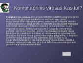 Kompiuterių virusai. Kas tai? 3 puslapis