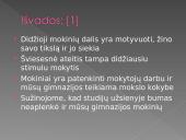 Mokinių motyvacija ir mokymosi kokybė 17 puslapis