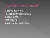 Mokinių motyvacija ir mokymosi kokybė 8 puslapis