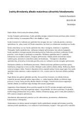 Įvairių dirvožemių albedo matavimas naudojant užtvarinį fotoelementą