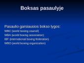 Bokso istorija ir taisyklės 13 puslapis