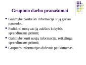 Grupinio darbo organizavimas ir efektyvumas 7 puslapis