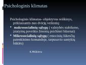 Psichologinio klimato kūrimas 2 puslapis