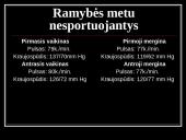 Sporto įtaka pulsui ir kraujospūdžiui 13 puslapis