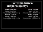 Sporto įtaka pulsui ir kraujospūdžiui 15 puslapis