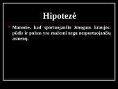 Sporto įtaka pulsui ir kraujospūdžiui 5 puslapis