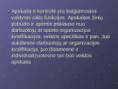 Veiklos rūšys, organizavimas, efektyvumas ir kontrolė 15 puslapis