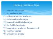 Verslo įmonių steigimo sąlygos Lietuvoje 4 puslapis