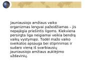 Žmogaus vystymosi ypatumai ir fizinis lavinimas kūdikystėje iki 1 metų ir vaikystėje iki 11 metų 4 puslapis