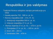 Senovės Romos respublika ir jos valdymas 2 puslapis