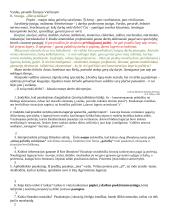 Balys Sruoga Galvelių surašymas užduotis ir atsakymai