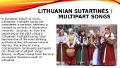 Lithuanian Sutartinės/Multipart Songs - on UNESCO World Heritage List 7 puslapis