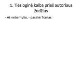 Tiesioginės kalbos skyryba 3 puslapis