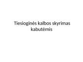 Tiesioginės kalbos skyryba 6 puslapis