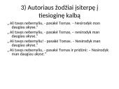 Tiesioginės kalbos skyryba 9 puslapis