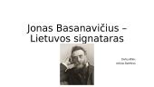 Jonas Basavičius signataras 1 puslapis