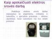 Elektros srovės darbas 5 puslapis