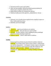 Pažink gyvybę 3.6 - 3.10 temų konspektas 3 puslapis