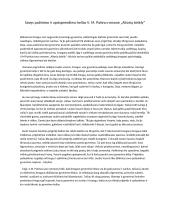 Savęs pažinimo ir apsisprendimo kelias V. M. Putino romane „Altorių šešėly“