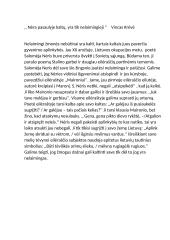 Pastraipa ,,Nėra pasaulyje kaltų, yra tik nelaimingieji”