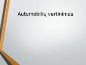 Pristatymas apie automobilius 11 puslapis