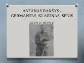Lietuvos partizanai "ANTANAS BAKŠYS - GERMANTAS, KLAJŪNAS, SENIS" 2 puslapis