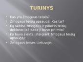 Pilietiškumo pagrindai „Žmogaus teisės“ 2 puslapis