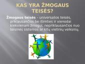 Pilietiškumo pagrindai „Žmogaus teisės“ 3 puslapis