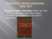 Pilietiškumo pagrindai „Žmogaus teisės“ 4 puslapis