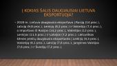 Pristatymas apie Lietuvos importą ir eksportą. 5 puslapis