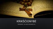 Krikščionybė religija 1 puslapis