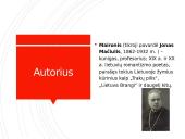 "Taip niekas tavęs nemylės" Maironis. Skaidrės 2 puslapis