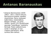 Antanas Baranauskas skaidrės 2 puslapis