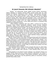 Ar jauni žmonės tiki kilniais idealais?