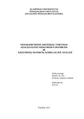 Praktinės užduotys su SPSS programa