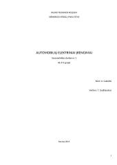 Automobilių elektriniai įrengimai
