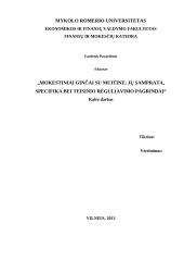 Mokestiniai ginčai su muitine: jų samprata, specifika bei teisinio reguliavimo pagrindai