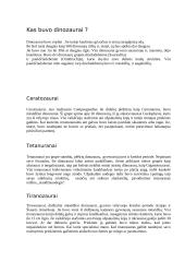 Dinozaurai bei jų rūšys 2 puslapis