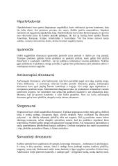 Dinozaurai bei jų rūšys 4 puslapis