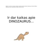 Dinozaurai bei jų rūšys 8 puslapis