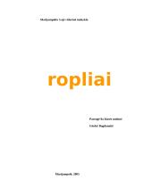 Ropliai ir jų įtaka ekosistemai 9 puslapis