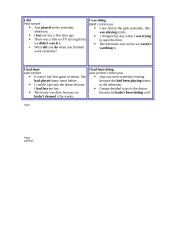 Present and past tenses 2 puslapis