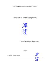 Tsunamies and earthquakes