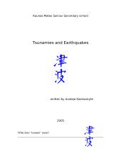 Tsunamies and earthquakes