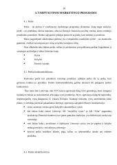 "X" įmonės marketingo programa 18 puslapis