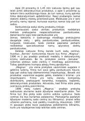 "X" įmonės verslo planas 9 puslapis