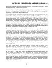 Japonijos ekonomikos augimo prielaidos 5 puslapis