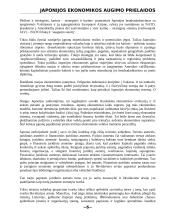 Japonijos ekonomikos augimo prielaidos 6 puslapis