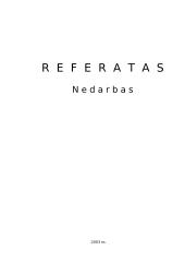 Nedarbo nagrinėjimas