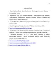 Mažmeninės prekybos paslaugų įvertinimas 17 puslapis